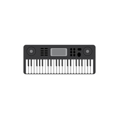 piano icon logo vector