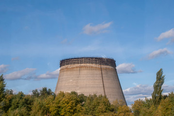 The unfinished Reactor Number 5 at the Chernobyl nuclear plant in Ukraine
