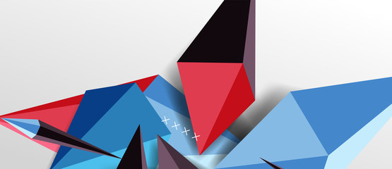 Trendy simple triangle abstract background, dynamic motion concept. Vector Illustration For Wallpaper, Banner, Background, Card, Book Illustration, landing page