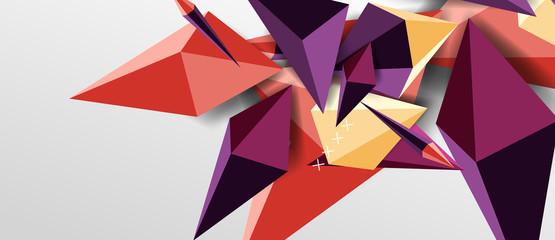 Trendy simple triangle abstract background, dynamic motion concept. Vector Illustration For Wallpaper, Banner, Background, Card, Book Illustration, landing page