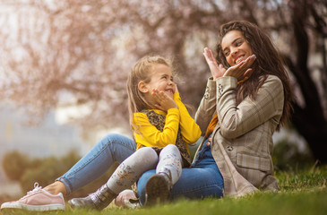 Fototapeta premium Same as mother.