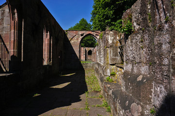 Kloster Hirsau, Mauern der Ruine, Kreuzgang,