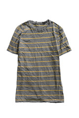 Striped t-shirt isolated