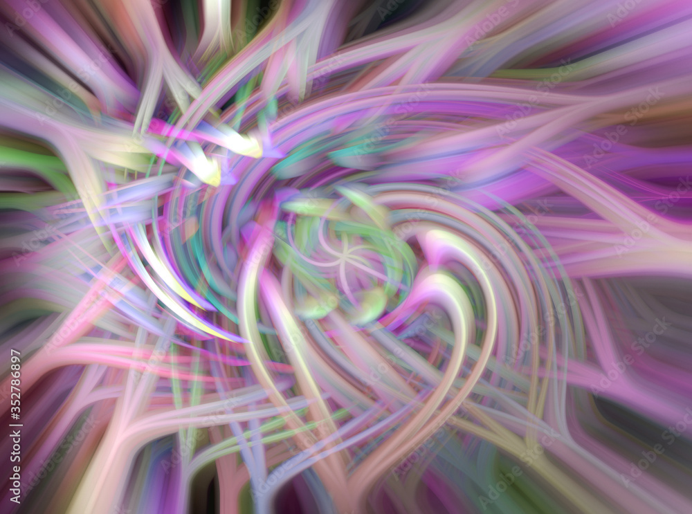Poster abstract color background in impressionism style of multicolored liquid colors. liquid marble textur