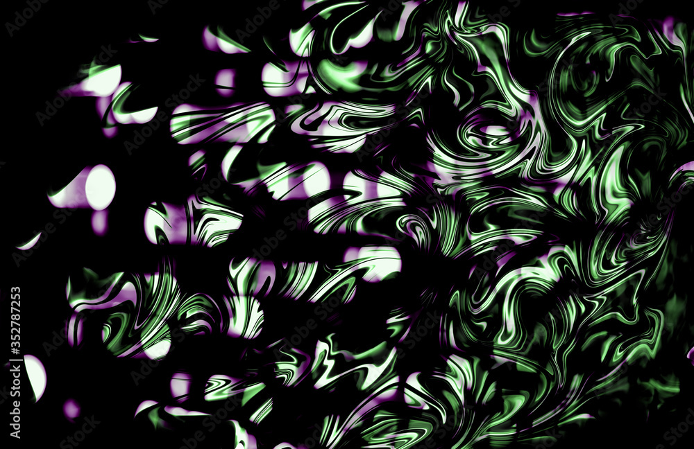 Poster abstract color background in impressionism style of multicolored liquid colors. liquid marble textur