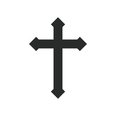 cross religious icon vector  design illustration