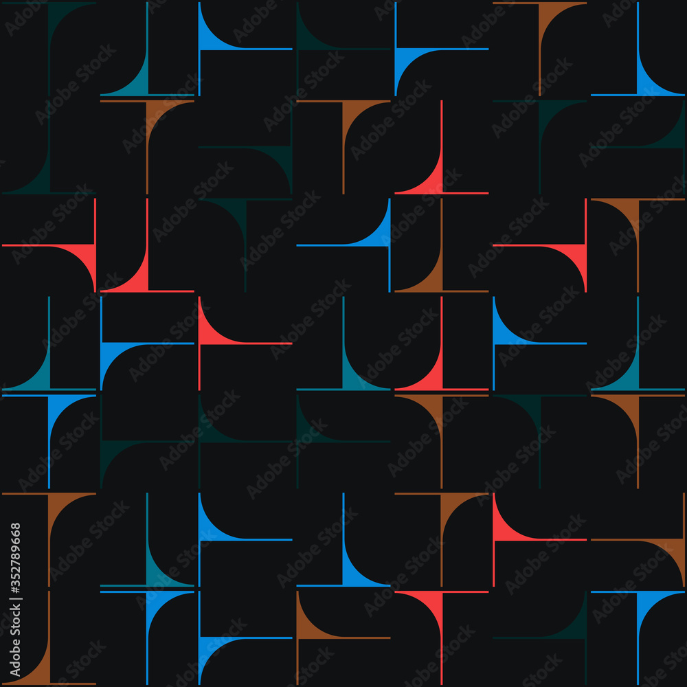 Poster technology abstract vector pattern design