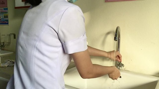 7-Step medical hand washing to protect against viruses and bacteria
