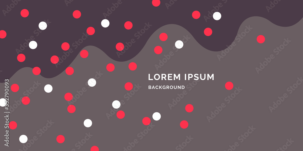 Fototapete modern backgrounds with abstract elements and dynamic shapes. compositions of colored spots. vector 