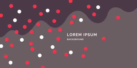 Modern backgrounds with abstract elements and dynamic shapes. Compositions of colored spots. Vector illustration.