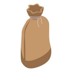 Agriculture sack icon. Isometric of agriculture sack vector icon for web design isolated on white background