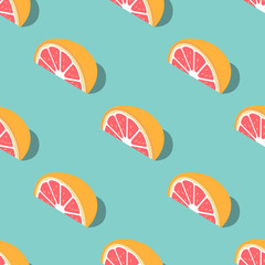 Design pattern based on grapefruit & orange.