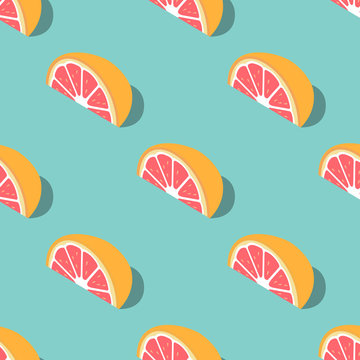 Design pattern based on grapefruit & orange.