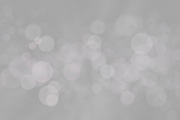 White bokeh background. Blur background. White bubbles.