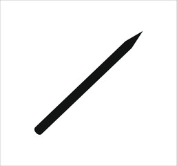 wooden pencil. Illustrator for web and mobile design.