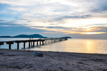 Fototapeta premium Sunset at Beach