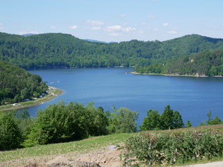 Obraz premium lake and mountains