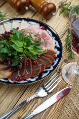 Meat assorti plate