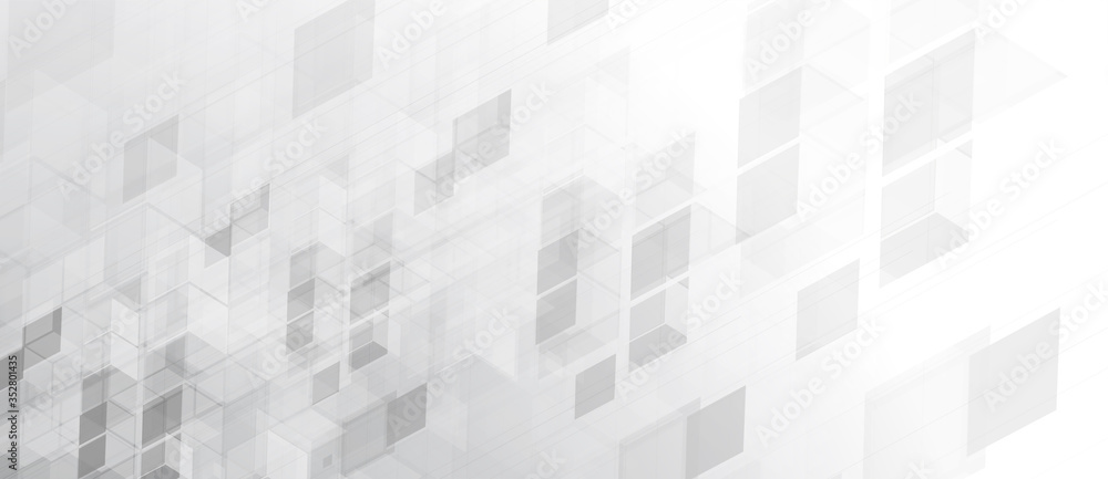 Aufkleber Abstract tech background. Futuristic technology interface