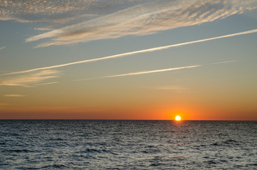 Black Sea Beach at sunset
