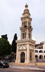 Fototapeta premium Church of Our Lady in Afandou village, Rhodes, Greece
