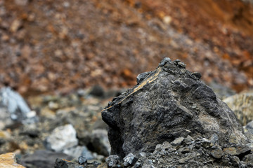 rock in the mountains