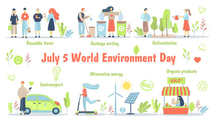 June 5, World Environment Day, banner
