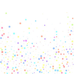 Festive confetti. Celebration stars. Colorful star