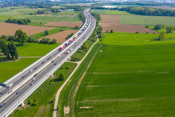 Autobahn in Düsseldorf/Neuss