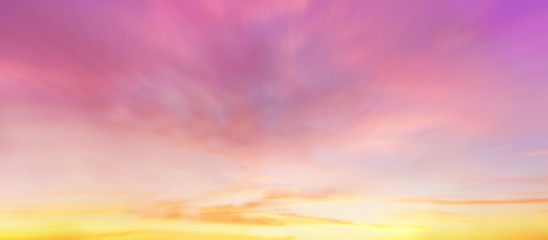 Blur pastels gradient sunset background on soft nature sunrise peaceful morning beach outdoor. heavenly mind view at a resort deck touching sunshine, sky summer clouds. - 352808661