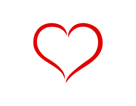 Red Heart Outline Images – Browse 72,931 Stock Photos, Vectors, and Video