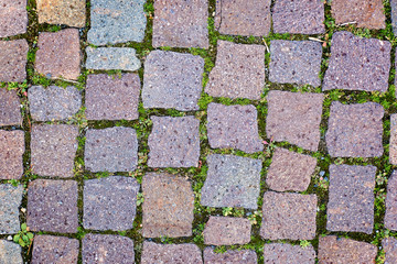 Road stone pavement. Can be used as background.