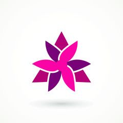 Flower Icon sign Spring symbol for your web site design, logo, app isolated on white background.