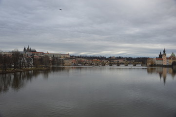 Fototapeta na wymiar Moldau in Prag