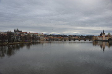 Fototapeta na wymiar Moldau in Prag