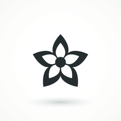 Flower Icon sign Spring symbol for your web site design, logo, app isolated on white background.