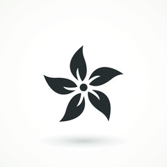 Flower Icon sign Spring symbol for your web site design, logo, app isolated on white background.