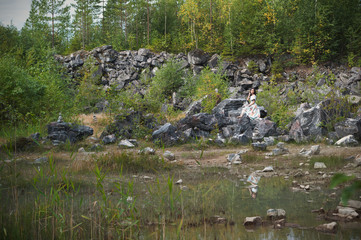 Young woman in beautiful dress