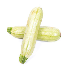 Two fresh vegetable marrows