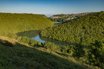 Obraz premium West Looe River in the evening light
