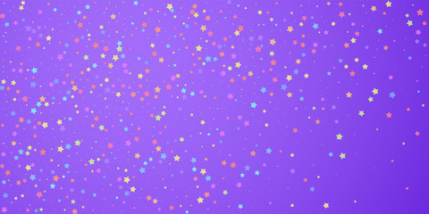 Fototapeta premium Festive confetti. Celebration stars. Colorful star
