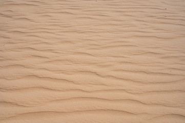 Fototapeta na wymiar Background with sand and sandy waves texture