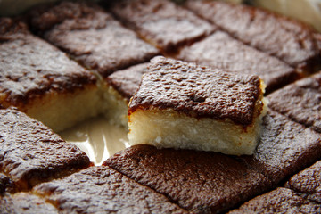 Filipino snack food called Bibingka Malagkit