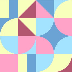 Abstract geometric minimalistic artwork poster. Retro design vector pettern.