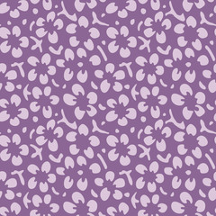 Japanese Tribal Cherry Blossom Vector Seamless Pattern