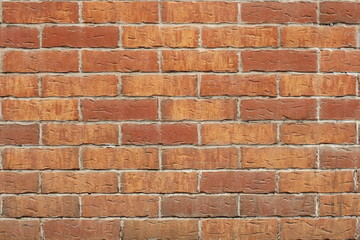 Cream brown masonry brick wall