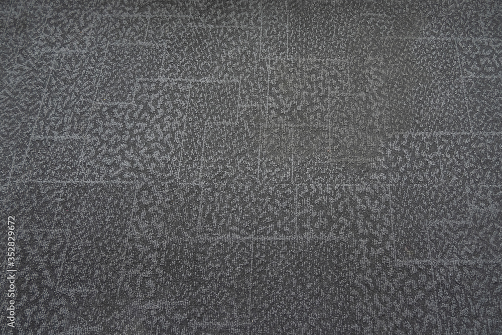 Poster pattern and texture of carpet floor and background.