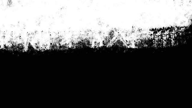 Paint Brush Stroke Frame Intro Background/ 4k animation of a realistic handmade black and white paint brush stroke filling sequence