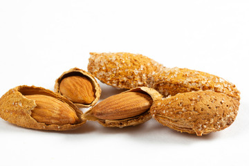roasted, shelled and salted almonds