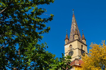 Obraz premium Lutheran Cathedral of Saint Mary, Sibiu Transylvania